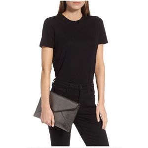 Rebecca Minkoff, metallic clutch